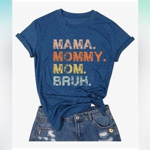 Boy Mom Tee Shirt for Women Short Sleeve Letter Printed
Graphic Mom Gifts Tee